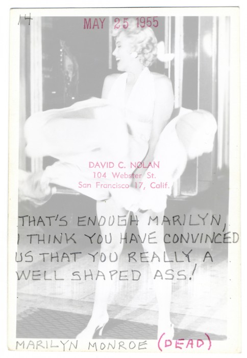Tale of Two Obsessions David C. Nolan & Marilyn Monroe14