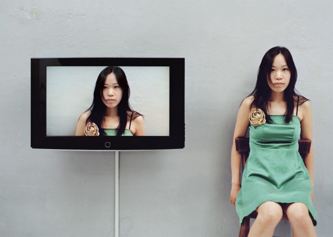 1.Looking at yourself_흑표범, 160cm x 120cm, C-print, 2009