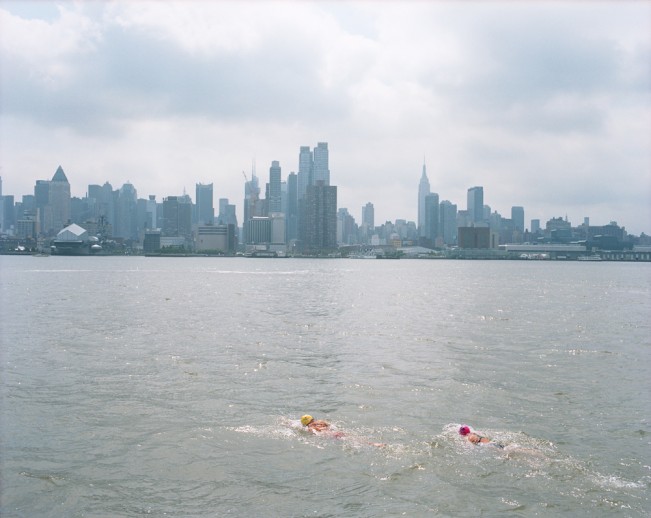5-Swimmers, The Hudson River, 2014