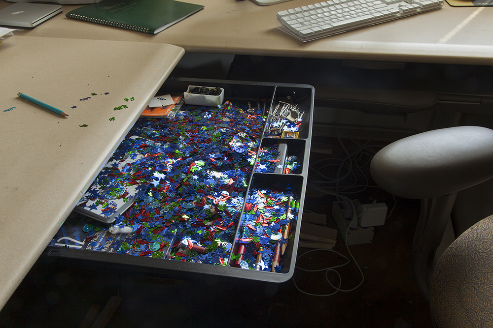 11_Russell Confetti in the Office Drawer, 2015