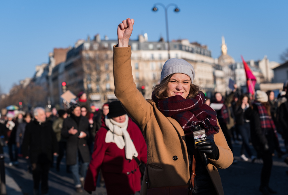 Hannah Cauhépé_Portrait of a French Protester