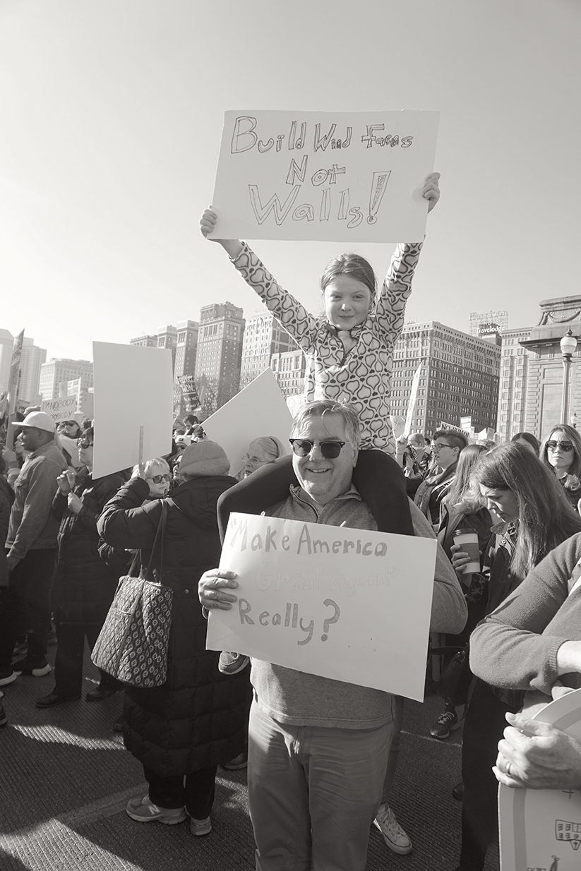 ©GinaCosta, Empowering Daughter on the March, Chicago http___www_ginacosta.com