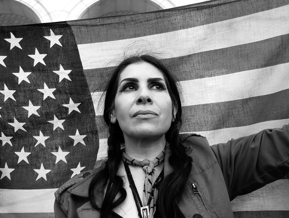 12. Flag Woman - Copyright Cindy Bendat 2017