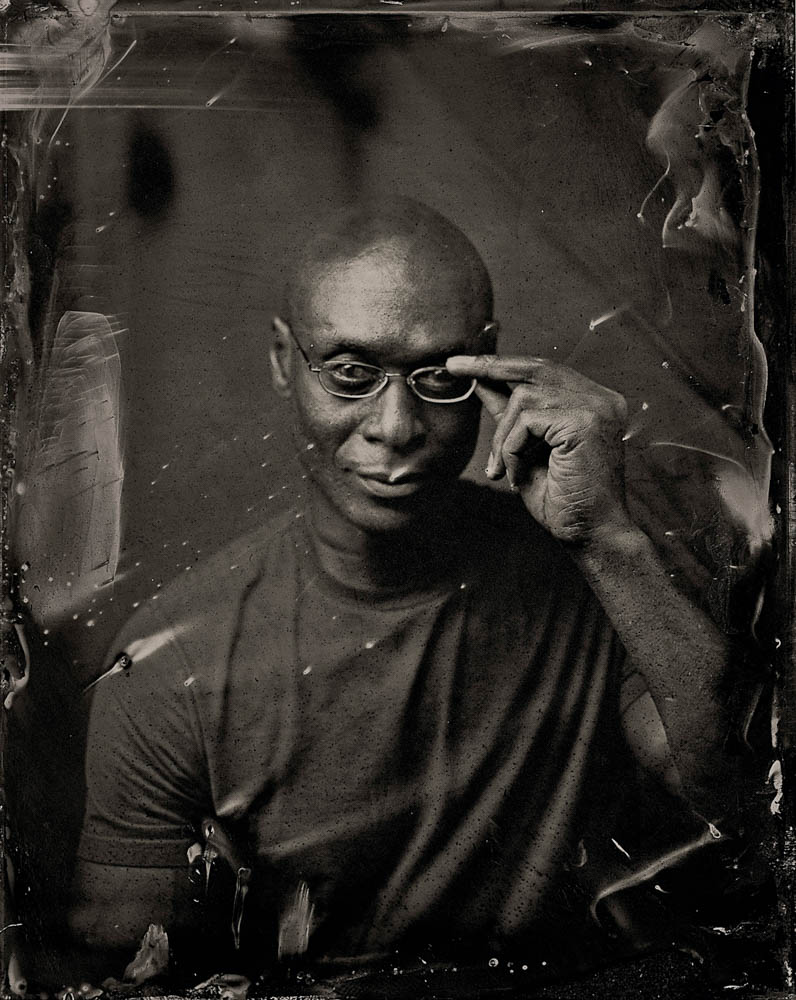 EXCLUSIVE PREMIUM RATES APPLY- Lance Reddick poses for a tintype (wet collodion) portrait at The Collective and Gibson Lounge Powered by CEG, during the 2014 Sundance Film Festival in Park City, Utah. (Photo by Victoria Will/Invision/AP)