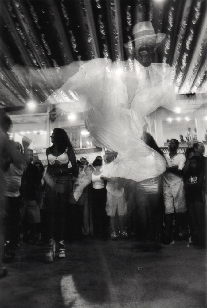 New Year's 2001, Rio de Janeiro, Brazil Jumping Dancer at Manguiera Samba School