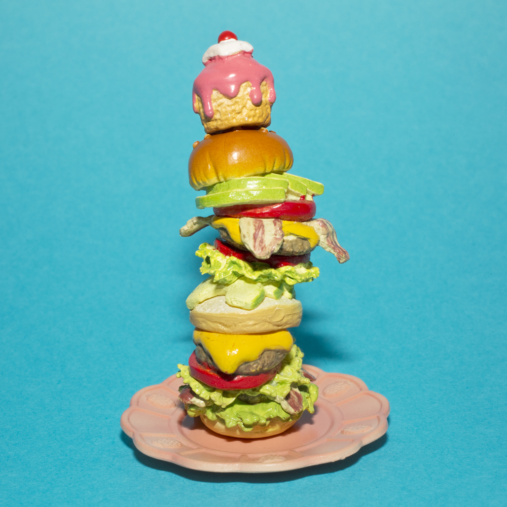 Joseph Maida, #stacked #burger #muffintop #バーガー #ハンバーガー #thingsarequeer, August 2, 2015, 2015