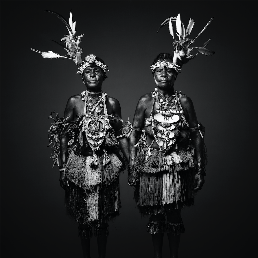 Frida Hifa and Veronia Rami of the Bin Tribe, 2016