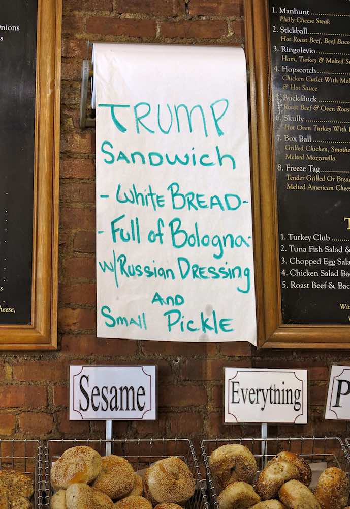 Trump Sandwich Brooklyn