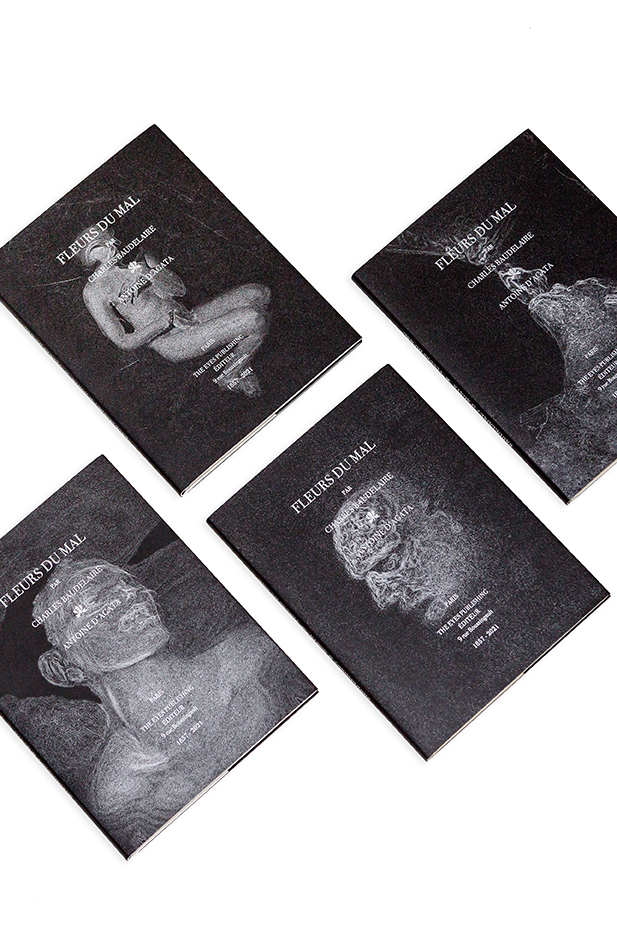 FLEURS DU MAL _ Antoine d_Agata, 4 covers, The Eyes Publishing