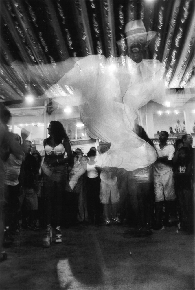 New Year's Eve 2001 - Rio de Janeiro, Brazil Leaping Dancer at Mangueira Samba School
