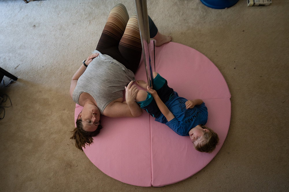 Pole dancing came at the perfect time in Siobhán's life. “I love my children and I love what I do at the clinic, but I needed something that was just for me,” she said. “Something not dedicated to my children or to dying people.”