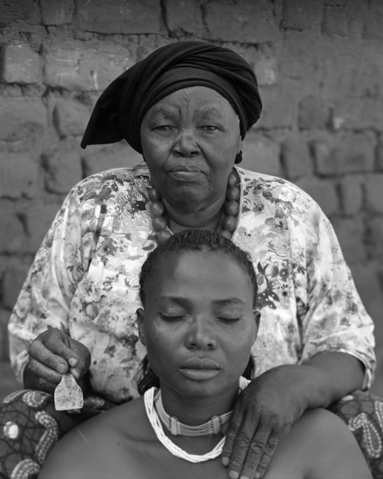 Retired ngariba Amina Hadiya and anti-FGM activist Christowaja Japhet