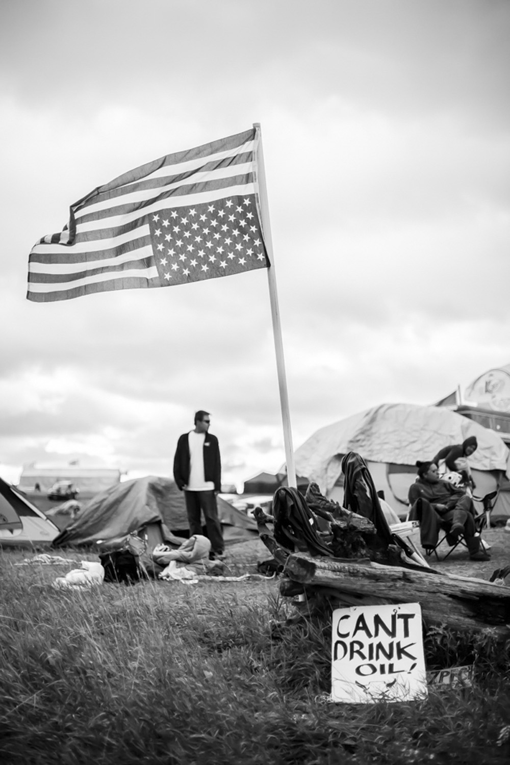 Standing Rock resistance camp on Oct. 1, 2016 in Cannonball, North Dakota.