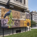 Mural as part of the exhibition Garden for Boston at the Museum of Fine Arts, Boston.
	June 22 to October 12, 2021 
	* Bank of America Plaza on the Avenue of the Arts
* Photograph © Museum of Fine Arts, Boston