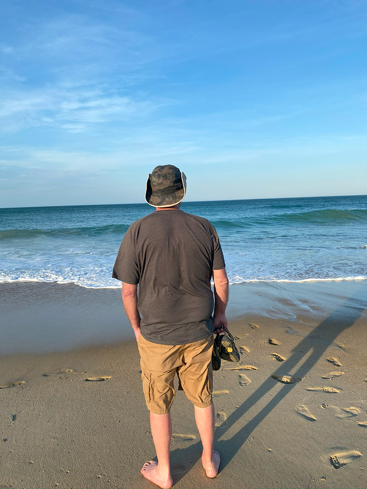 7-Dad At the Ocean