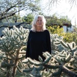 Portraits of Mary Virginia Swanson near her home