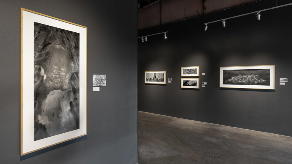 Overshoot #5 by Yogan Muller. Alex Turner's Blind River, Installation view at Marshall Contemporary, Santa Monica, CA, July 2025.