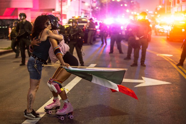 Anti-ICE protest, Los Angeles – June 9 2025