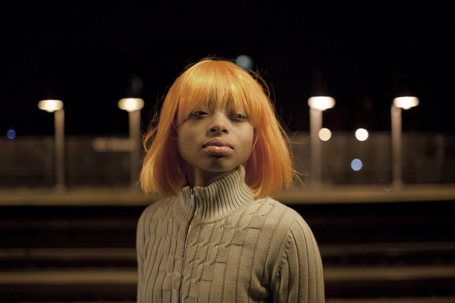 Tori traveling home to celebrate New Years Eve. 183rd street, The Bronx