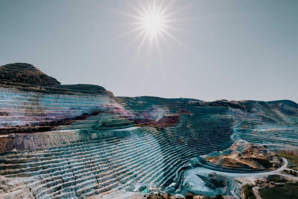 Liz Miller Kovacs, Aggeria Mine, from the series Rare Earth, 2020-ongoing Overshoot #9 with Yogan Muller