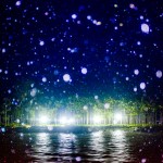 On a stormy night, land is finally in sight.