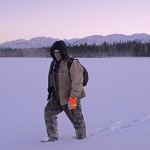 Gary walks to moose kill